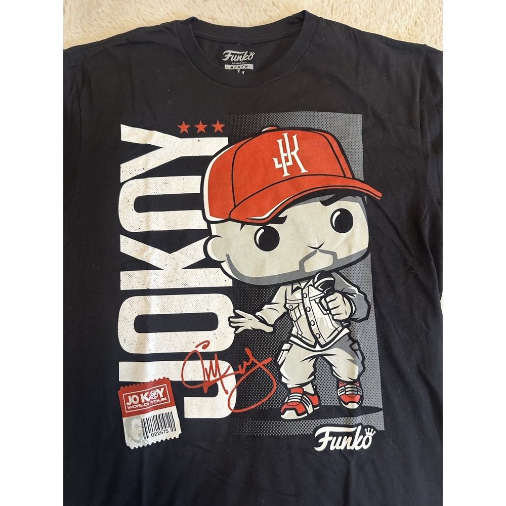 Jo Koy Funko Pop Jokoy World Tour Graphic Tee Black Short Sleeve Shirt Size M View 3